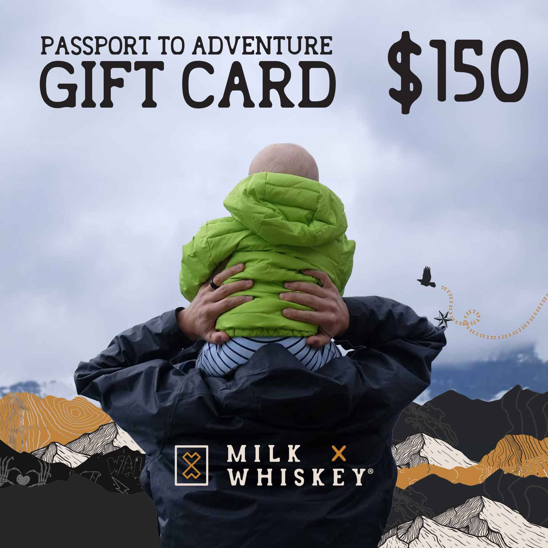 Milk x Whiskey Gift Card Gift Cards Milk x Whiskey $150.00