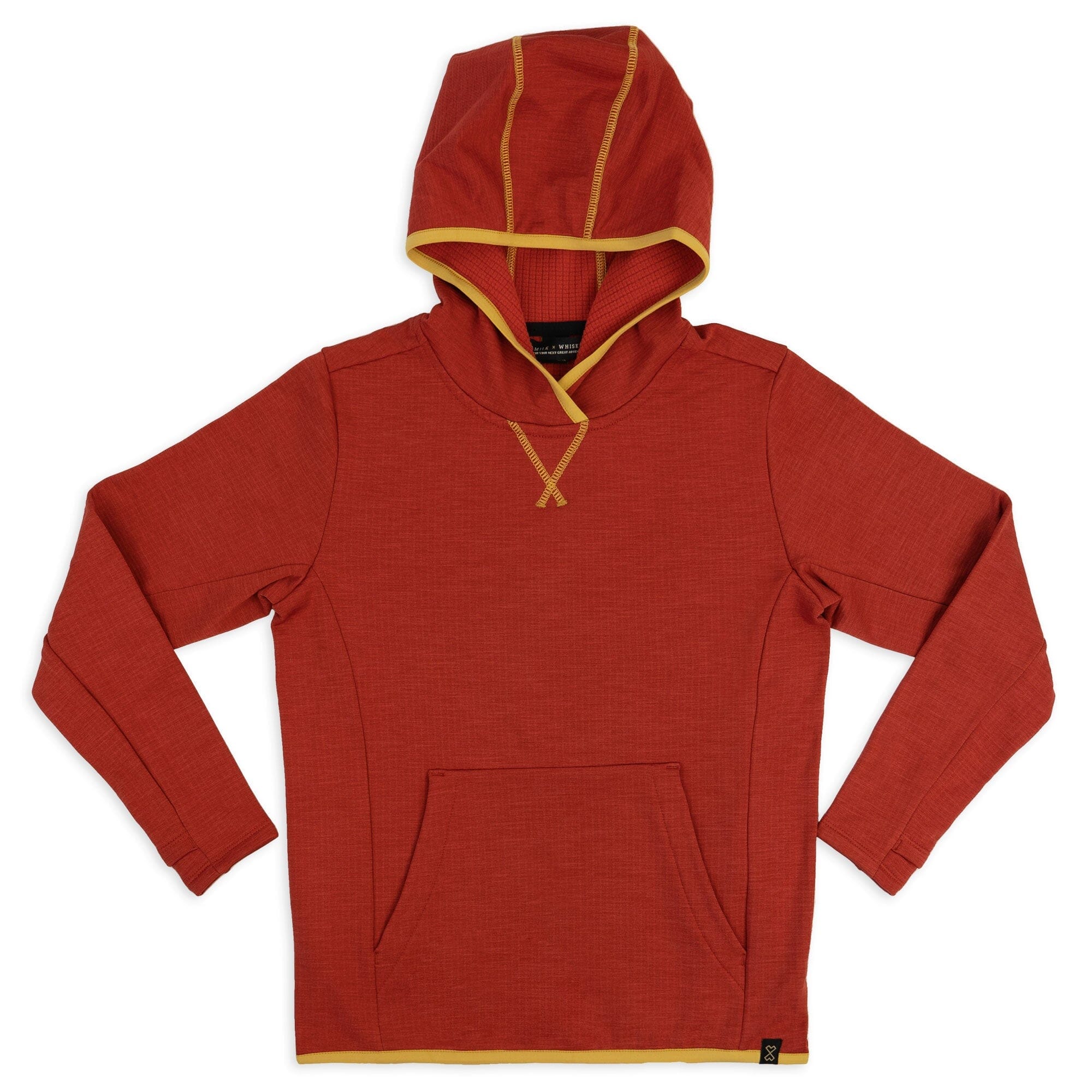 Youth Grid Fleece Hoodie by Milk x Whiskey: Adventure Ready!