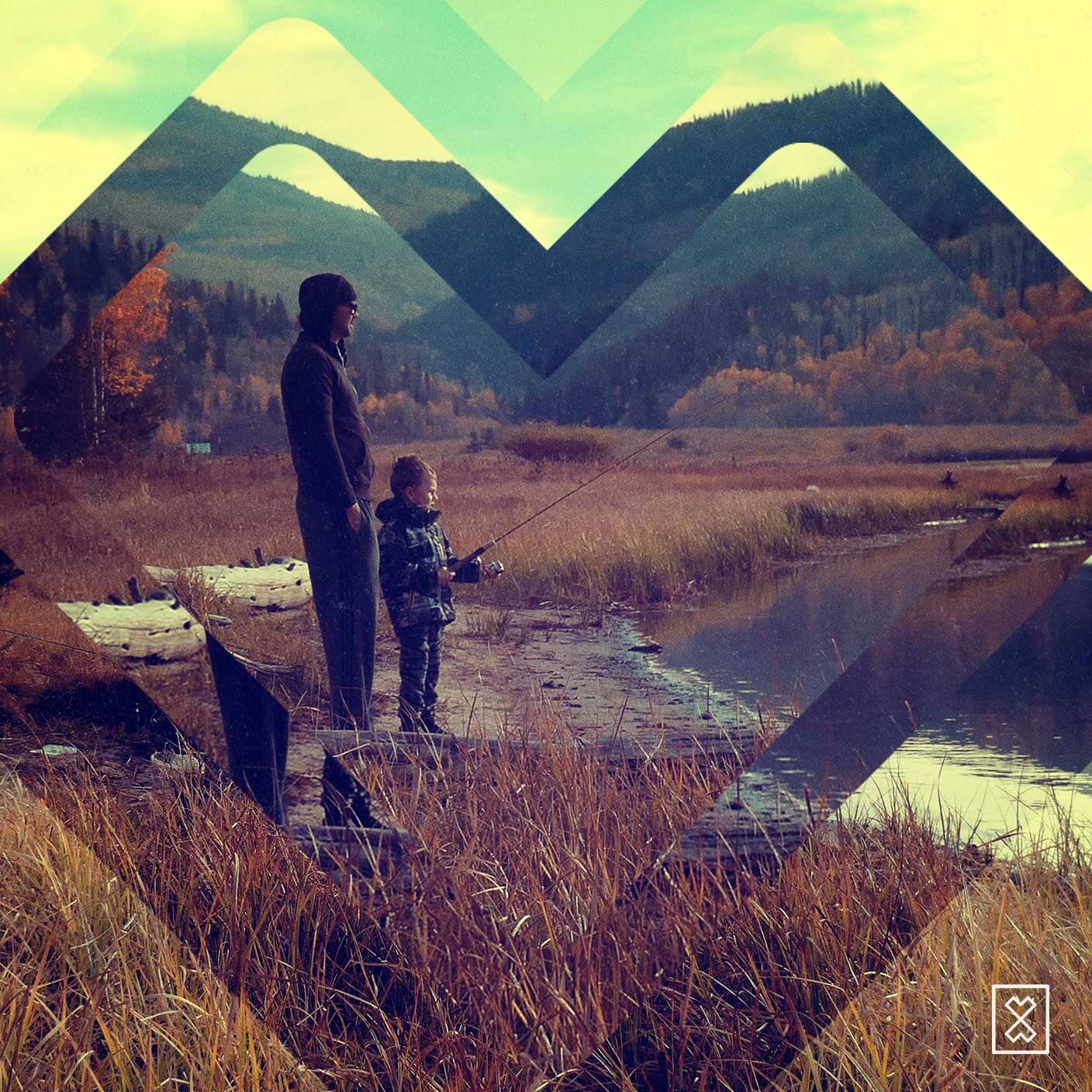 a father and son fishing and spending quality time together