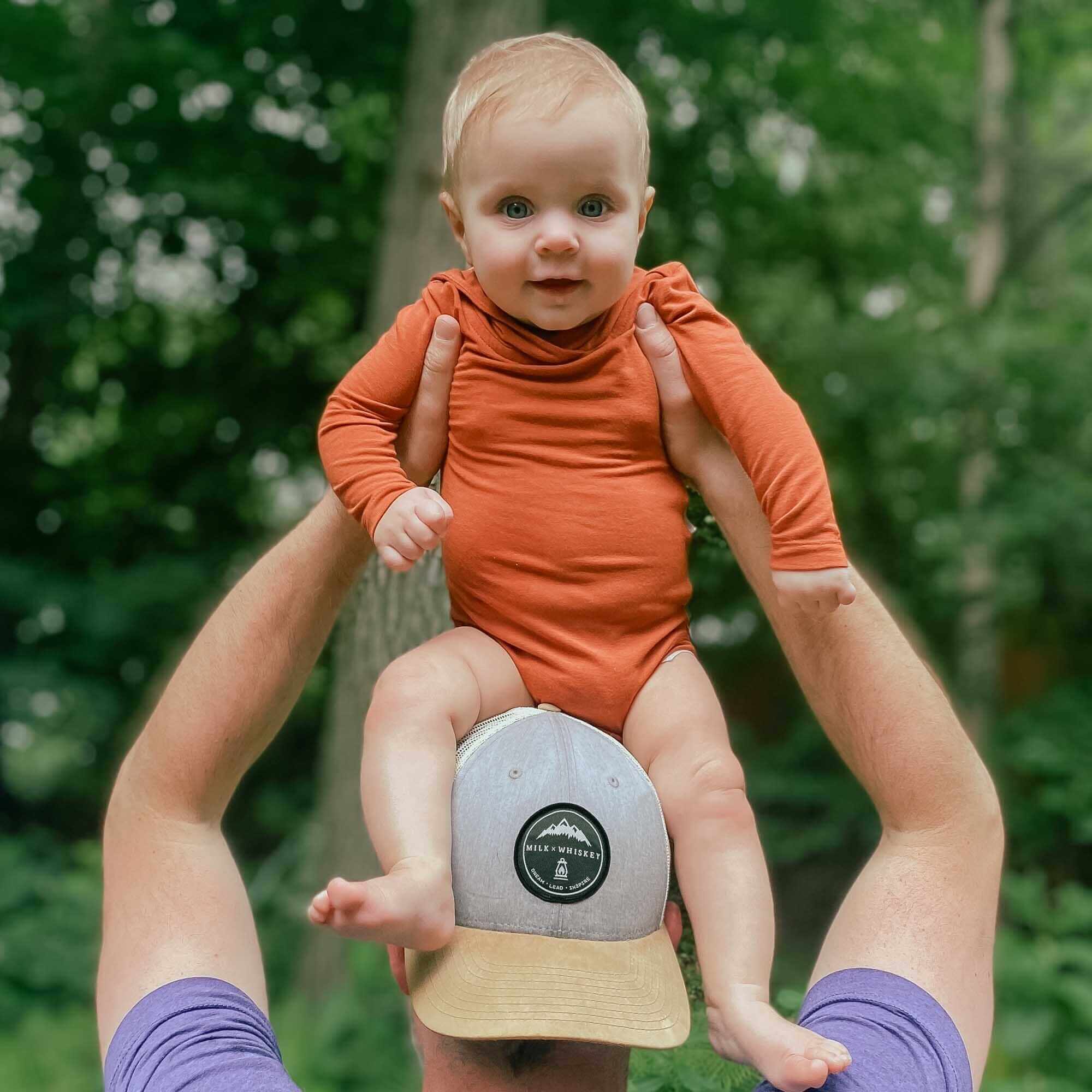 chaser UPF 50+ sun hoodie for babies