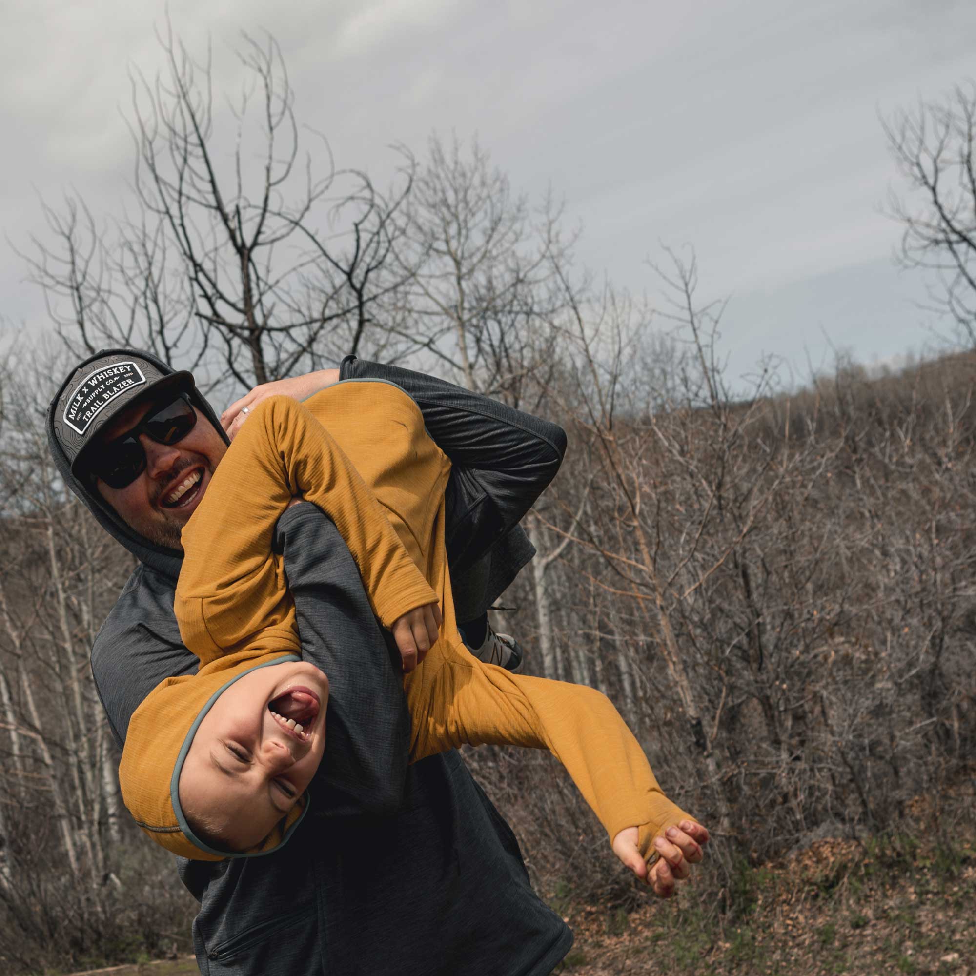 Tumbler A Premium Mid Weight Grid Fleece Hoodie for Outdoor Families