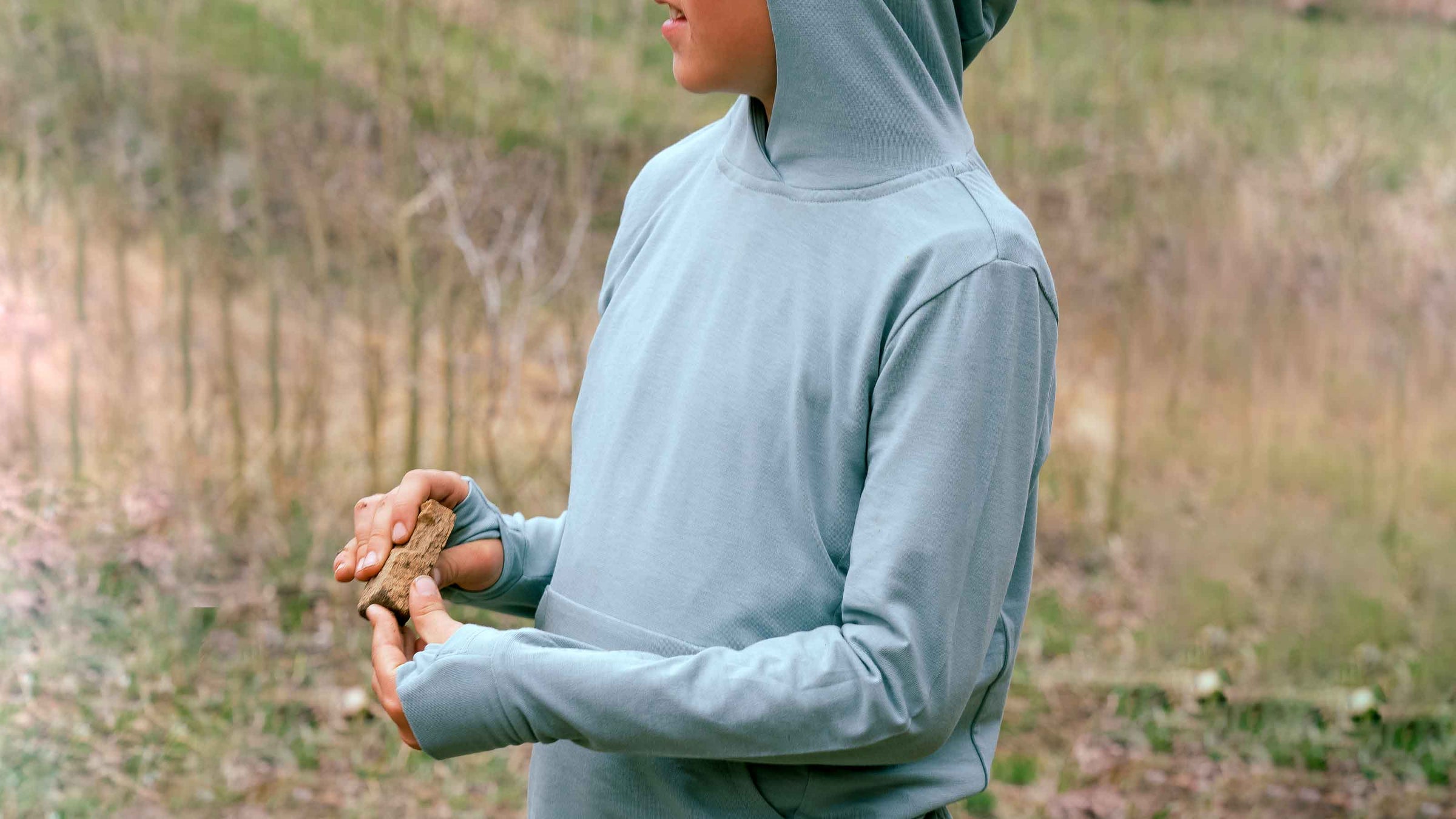 The Toddler Chaser hoodie protects your toddler and child from the sun while outdoors.