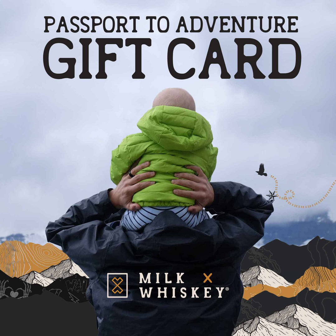 Milk x Whiskey passport to adventure gift card
