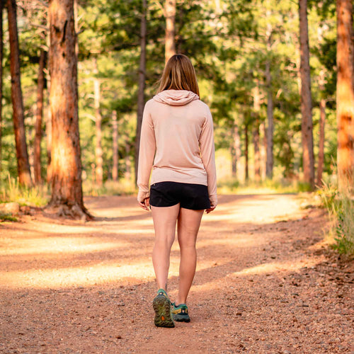 CHASER - Womens Sun Hoodie - Milk x Whiskey