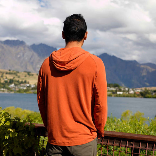 CHASER - Mens Sun Hoodie - Milk x Whiskey