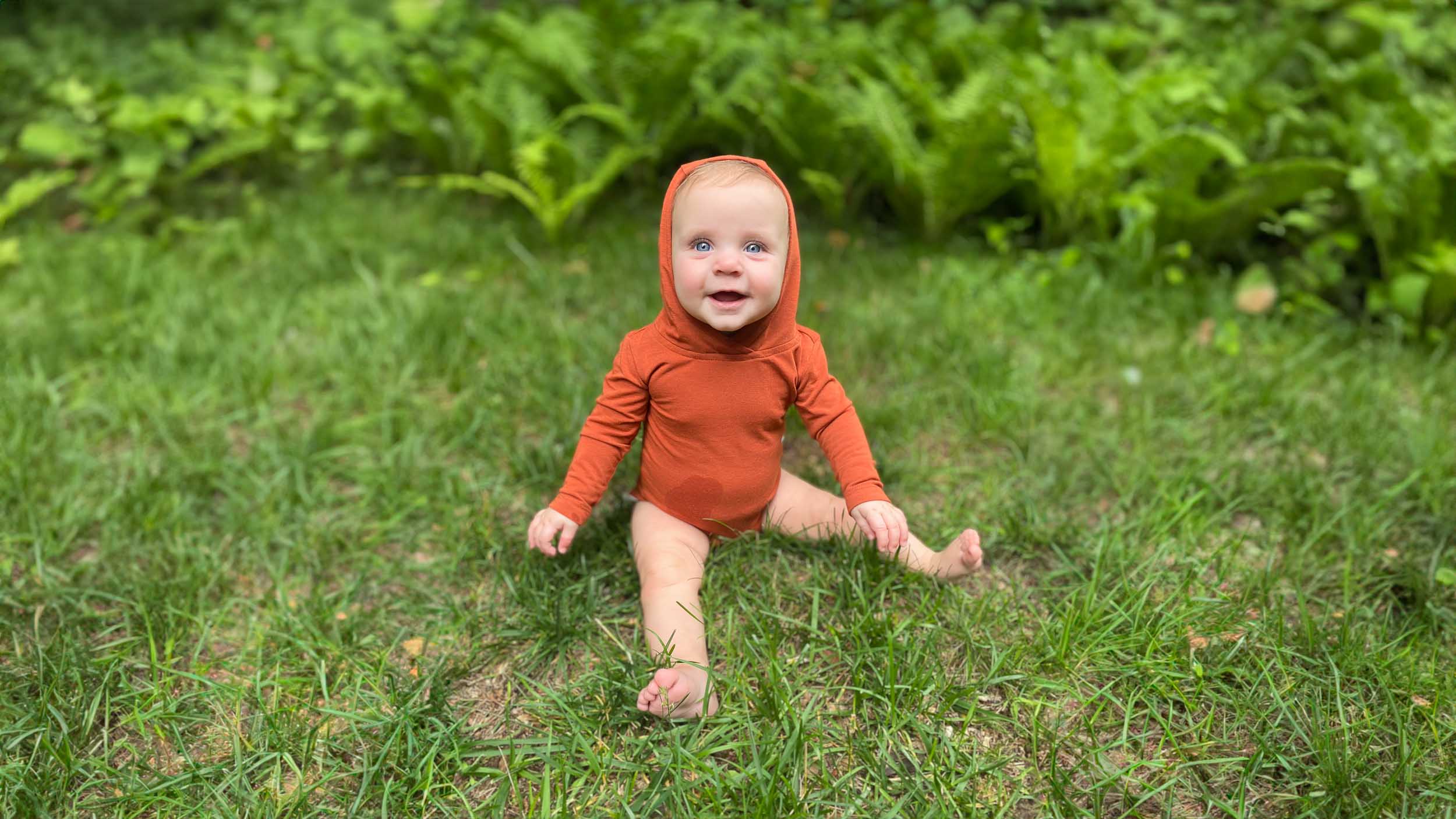 chaser baby UPF 50+ sun protection hoodie for outdoor babies nature