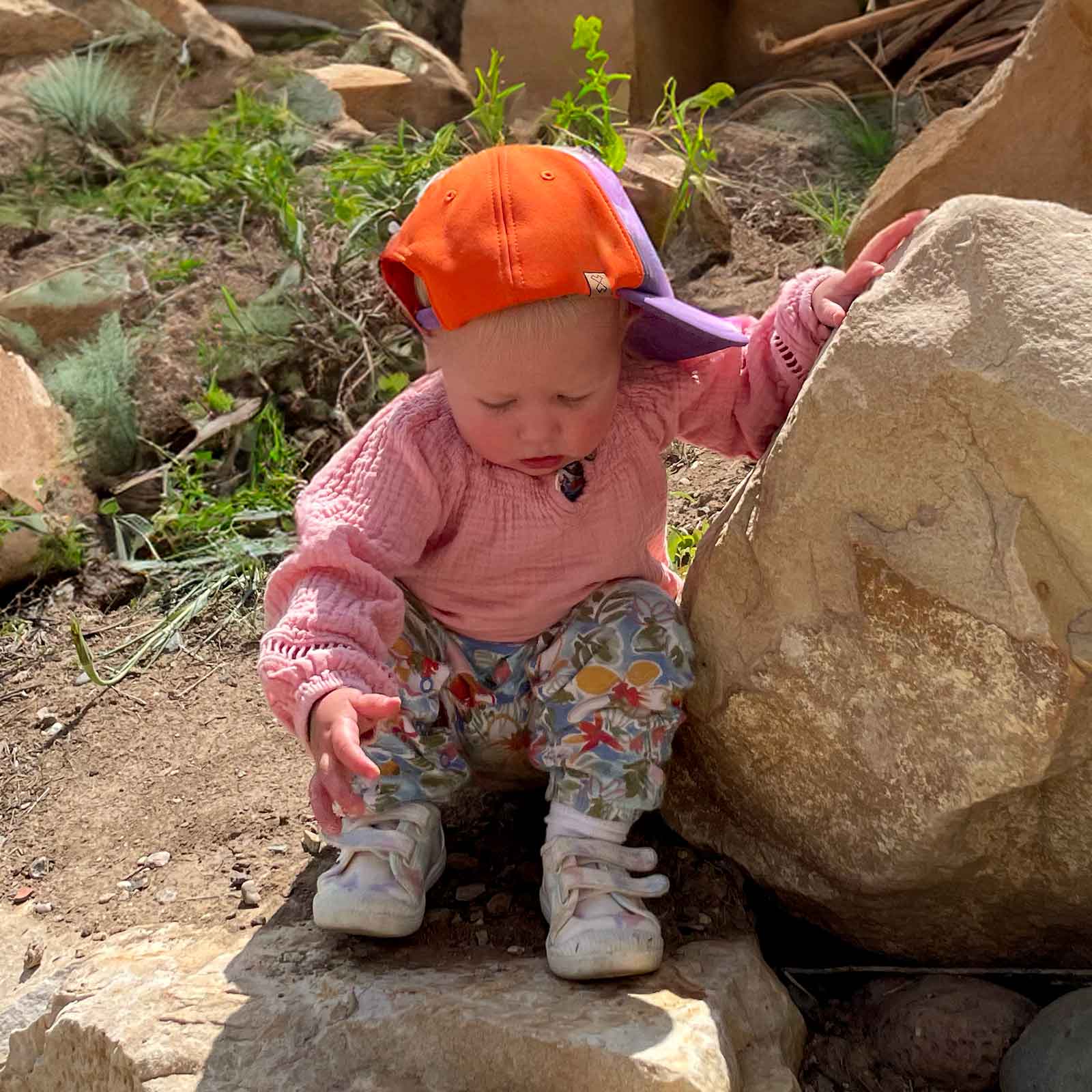 Baby / Toddler - Denali Terry Cloud Fleece Cap Hat Milk x Whiskey 