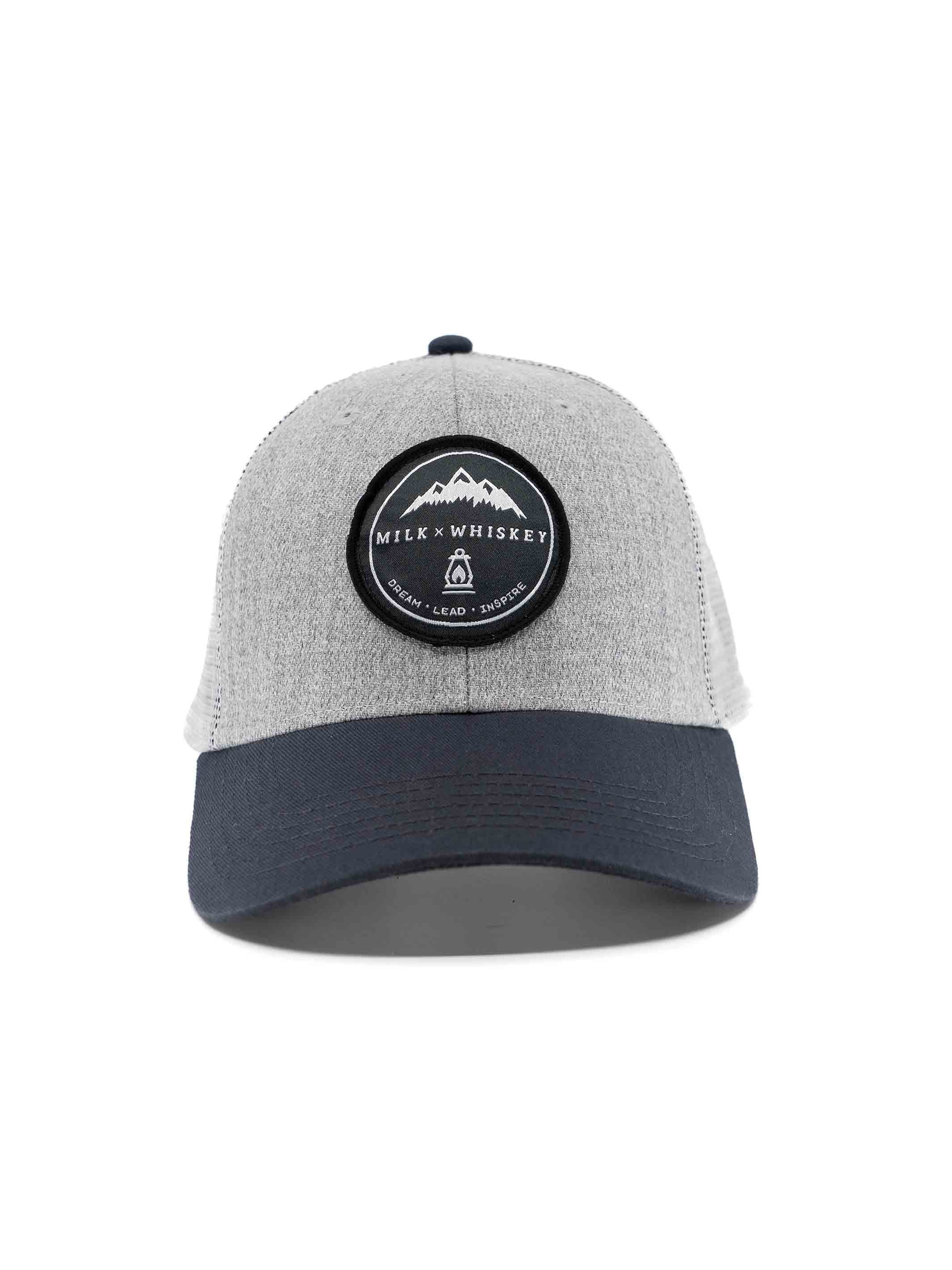 Milk X Whiskey - Guide Low Pro Trucker - Heaher Grey Hat