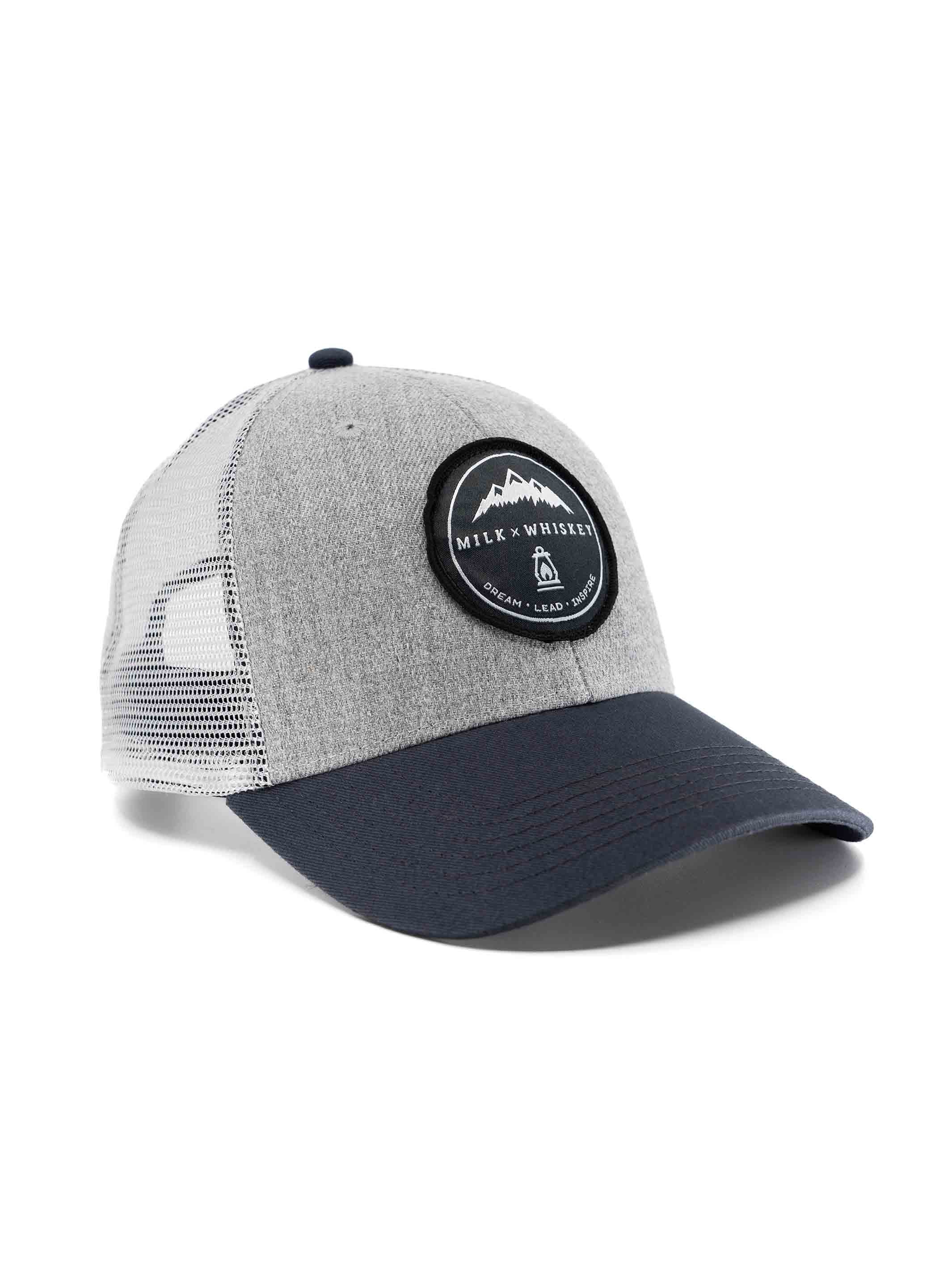 Milk X Whiskey - Guide Low Pro Trucker - Heaher Grey Hat