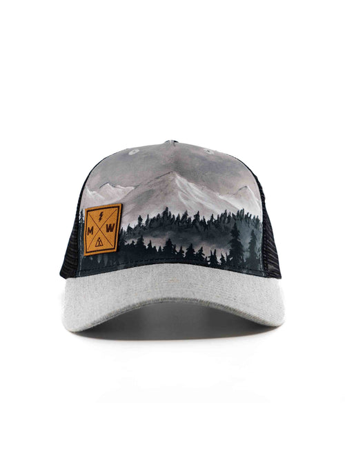 Denali Trucker Hat - Milk x Whiskey