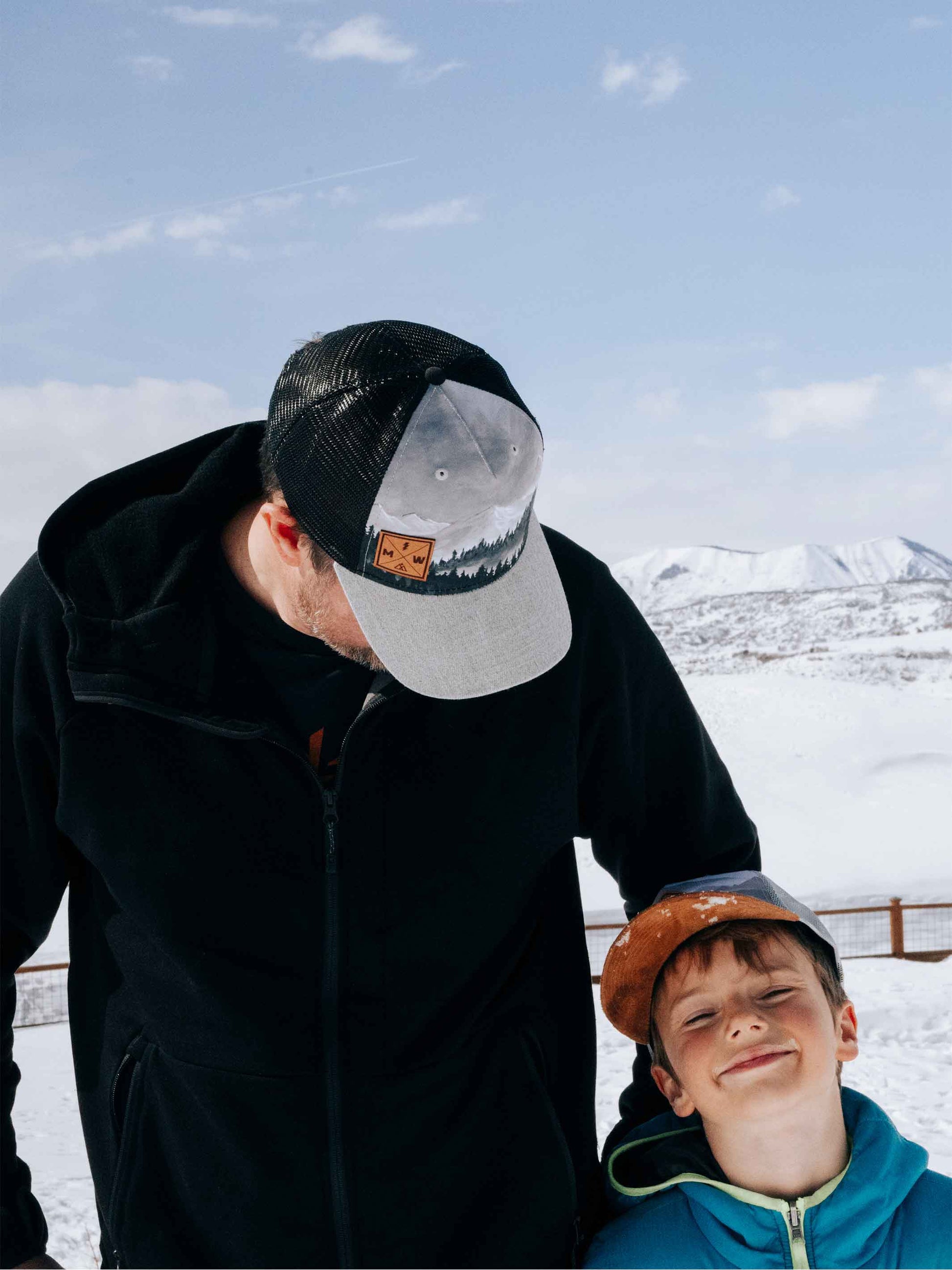 Denali Trucker Hat - Adventure outdoor Dad low profile trucker