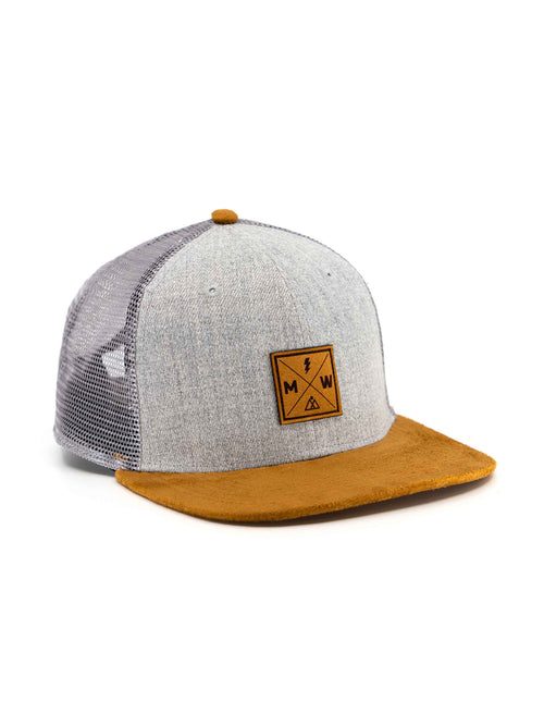 Milk X Whiskey - Arlberg Flat Brim Microsuede Brim
