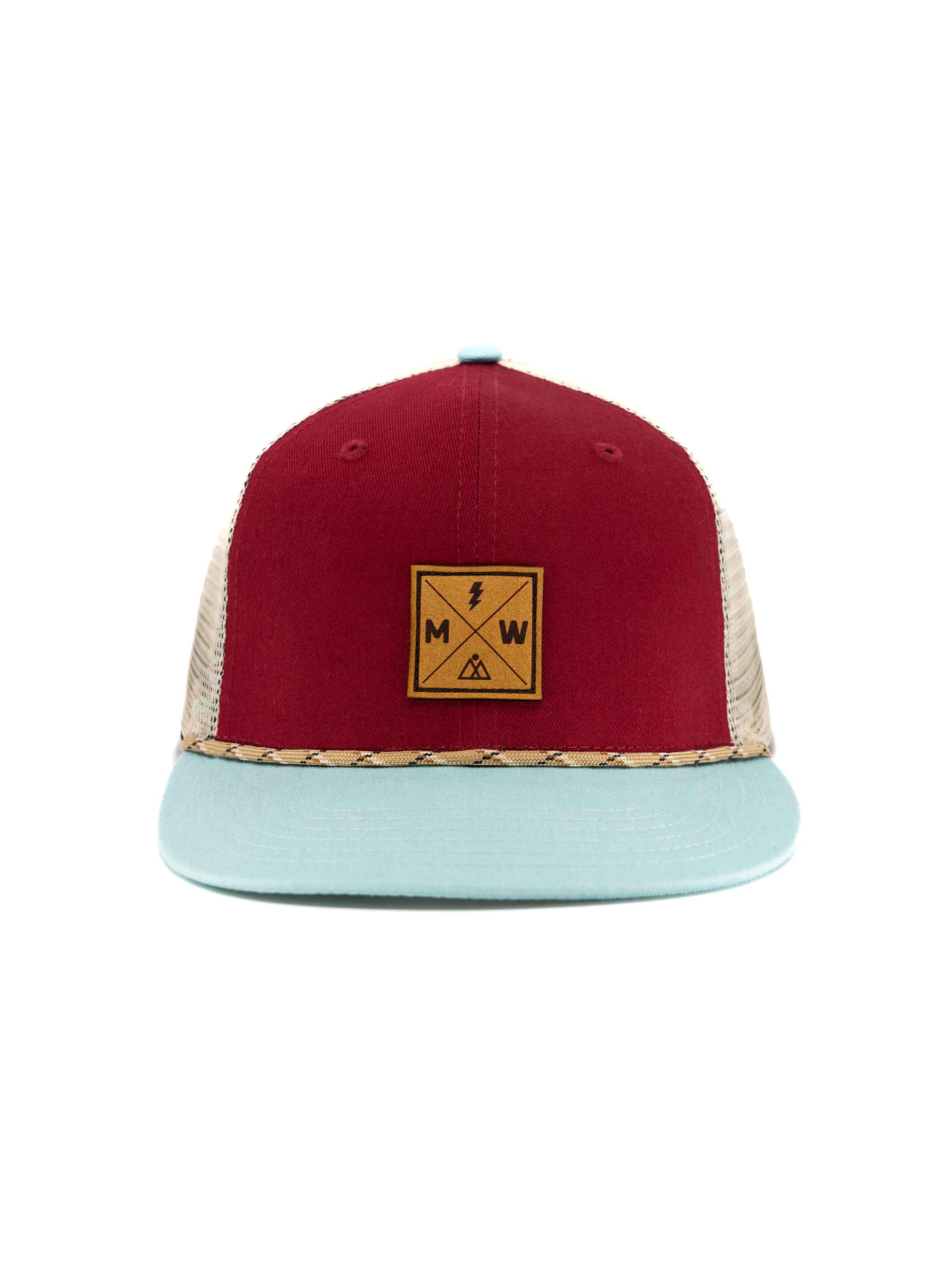 Milk X Whiskey - Parajumper Flat Brim Trucker - Brick Ice