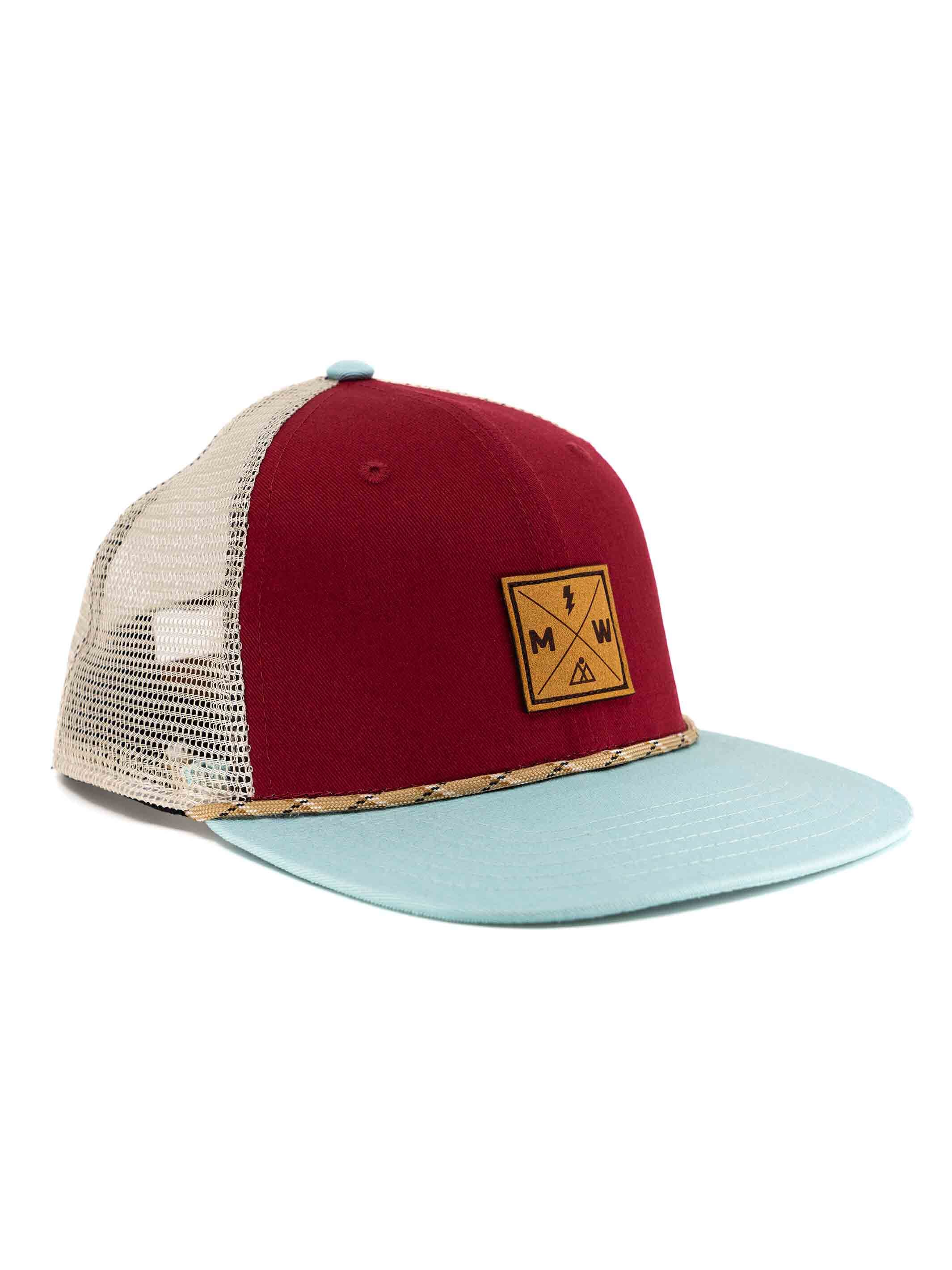 Milk X Whiskey - Parajumper Flat Brim Trucker - Brick Ice