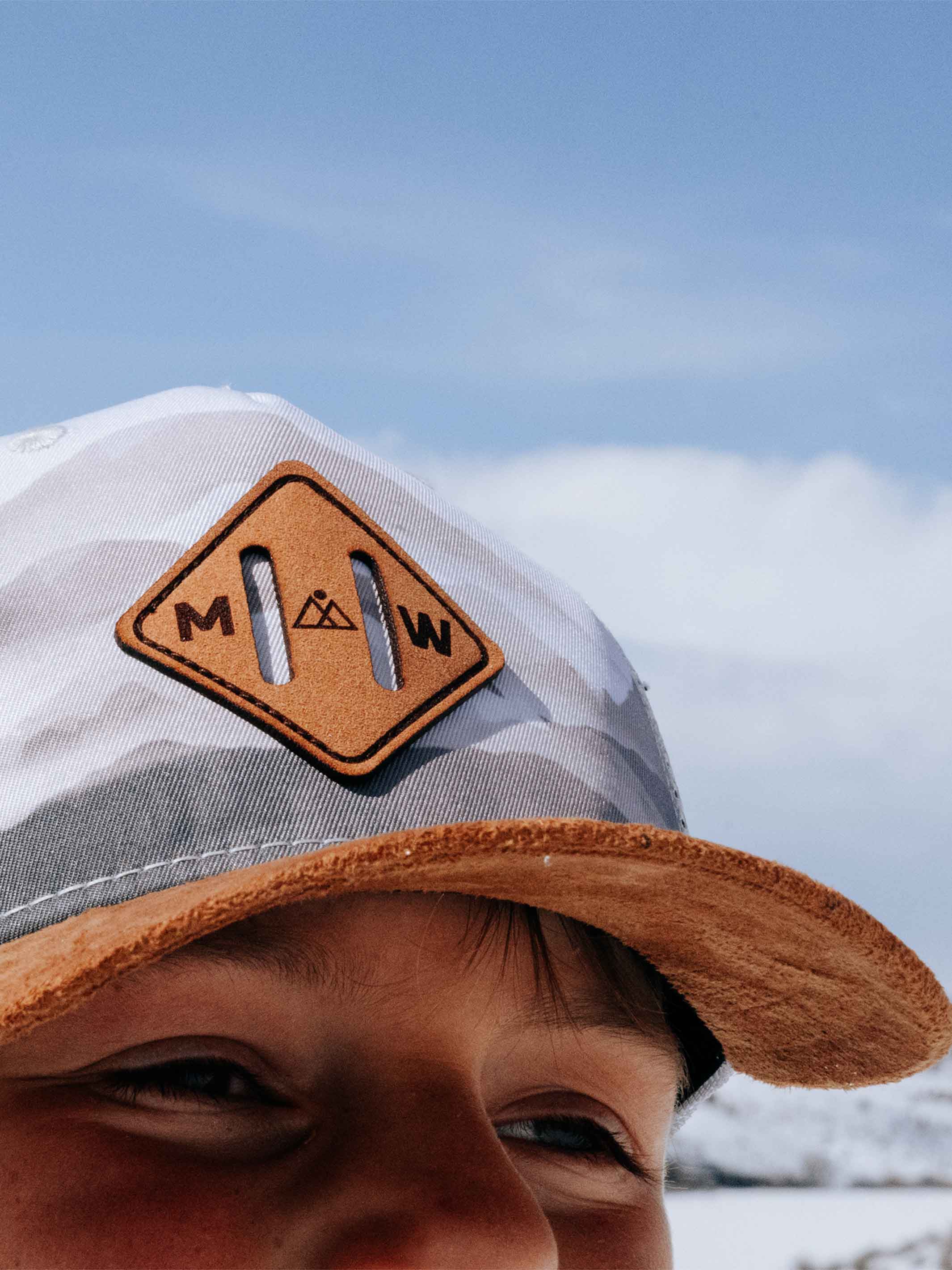 Milk X Whiskey - Youth Ranges Trucker - Microsuede Brim - Grey