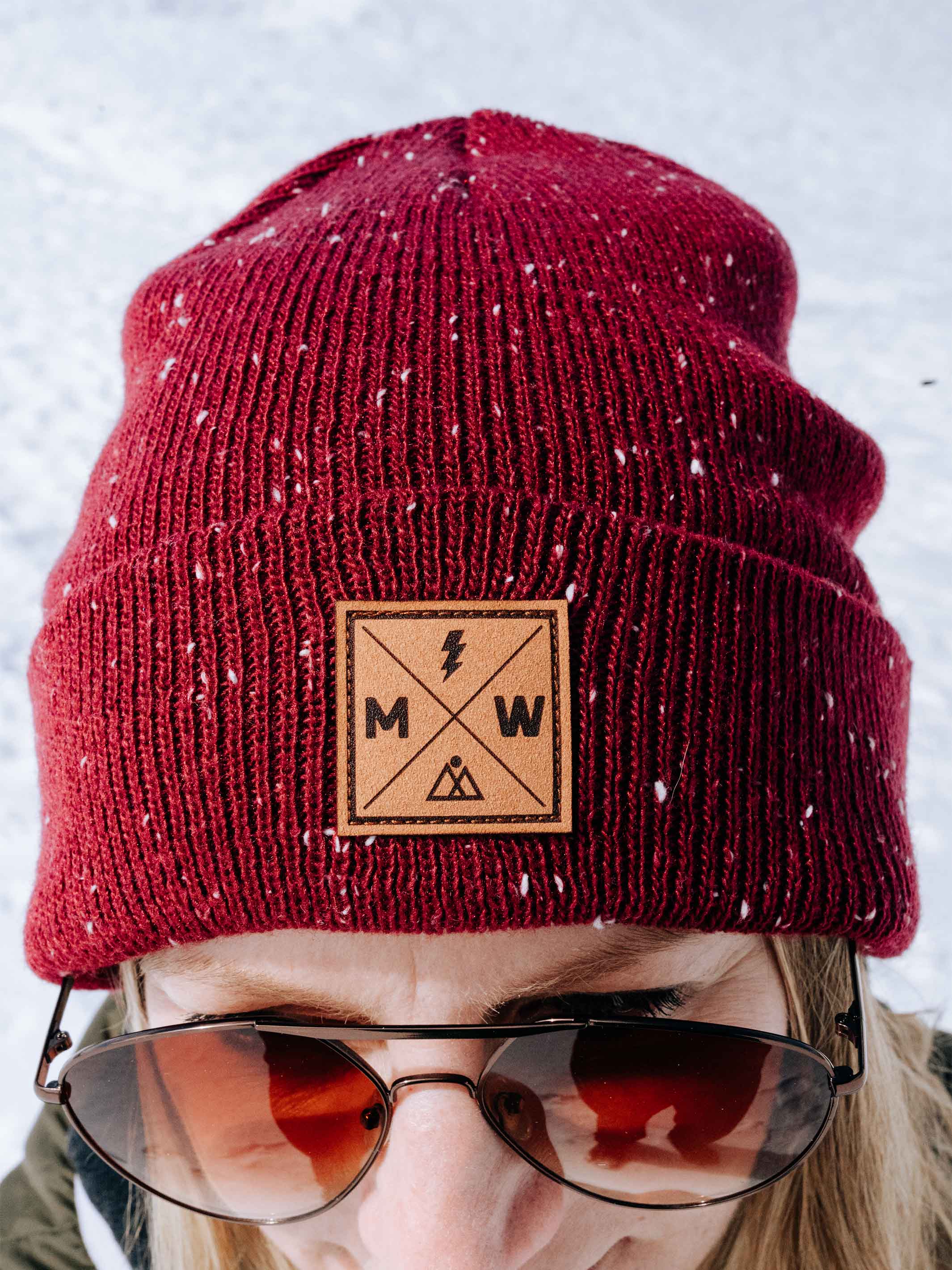 Milk X Whiskey - Powered by Nature - Daily Pine Beanie - Cabernet
