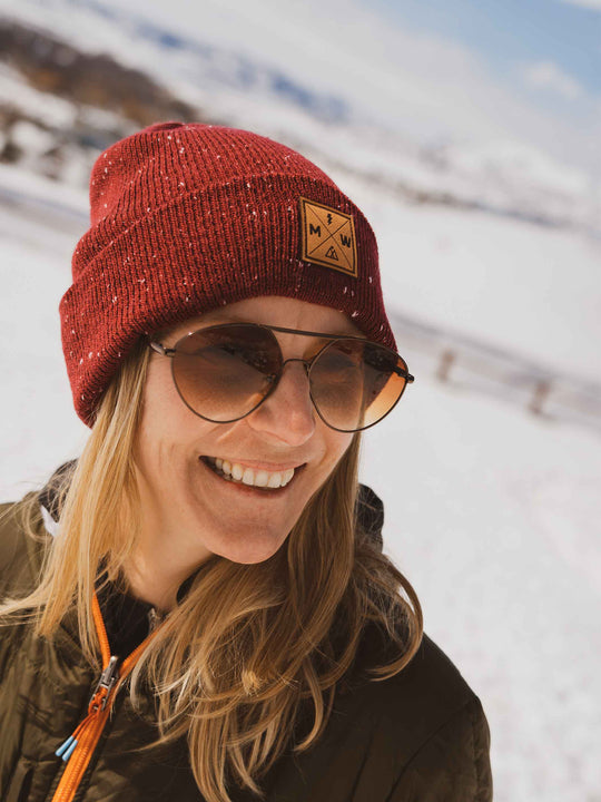 Milk X Whiskey - Powered by Nature - Daily Pine Beanie - Cabernet