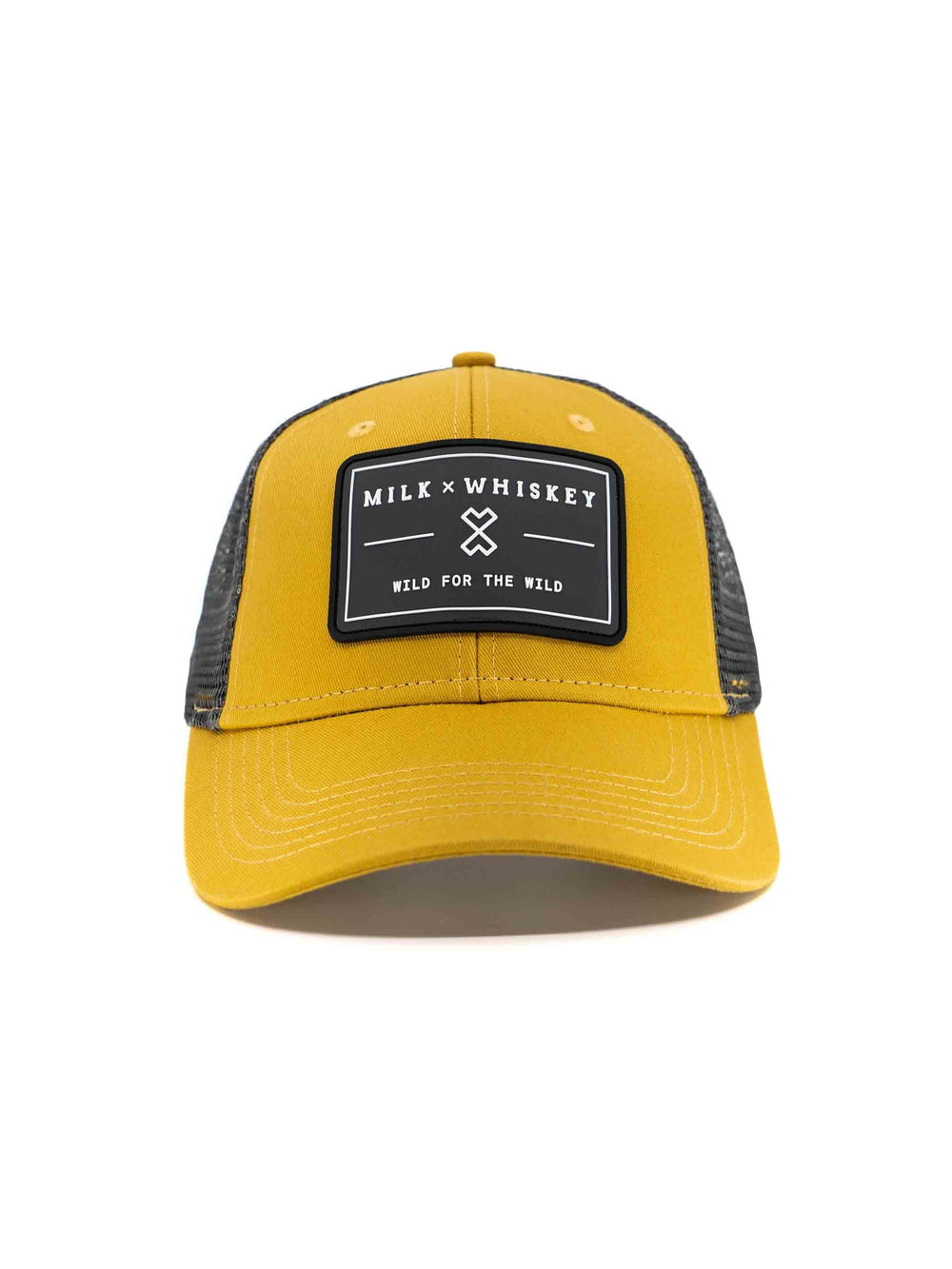 Wild For The Wild - Low Pro Trucker Hat Milk x Whiskey Camel/Charcoal 