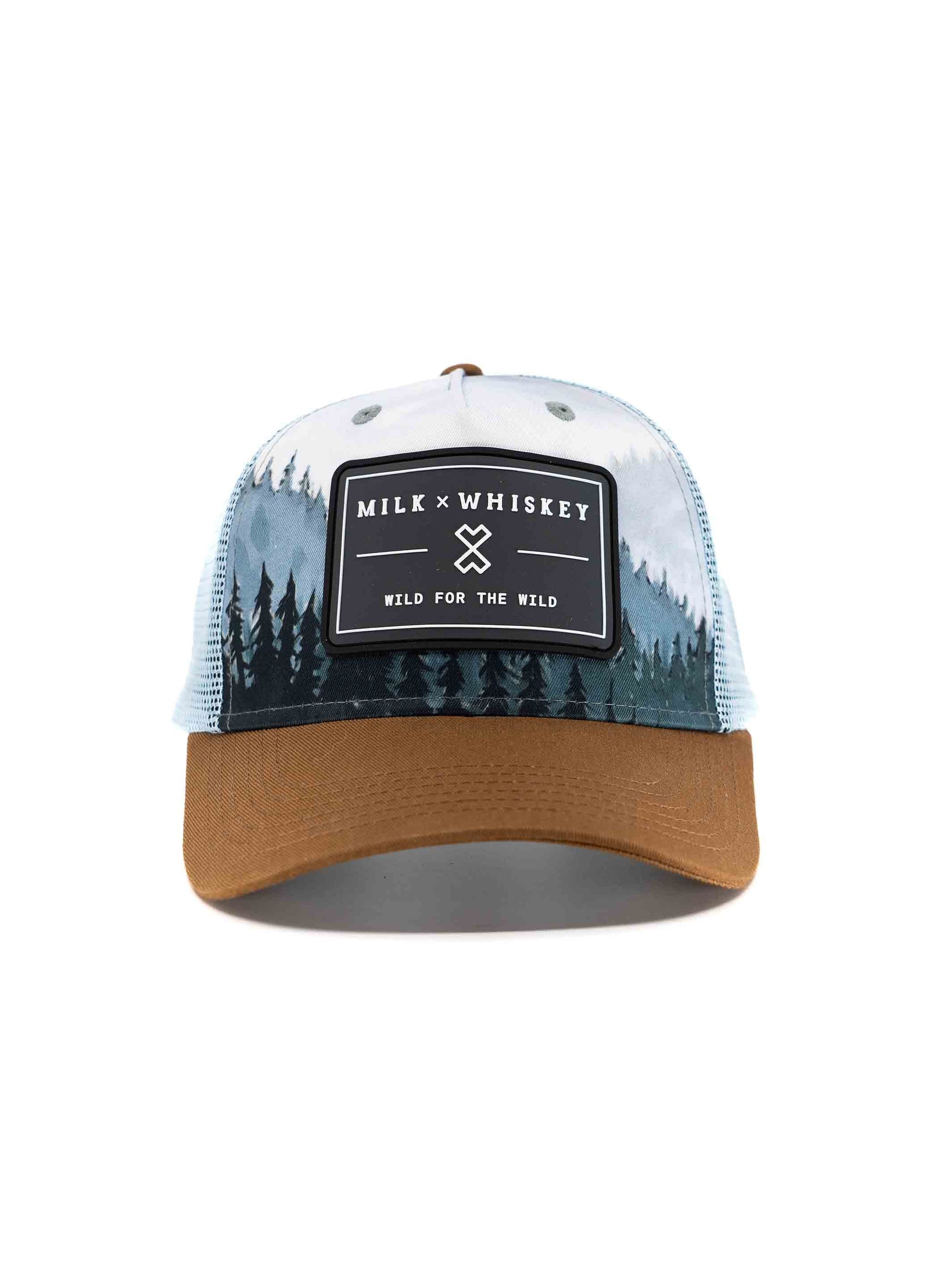 Milk X Whiskey - Wild For The Wild - Low Pro Trucker - Taiga Forest- Unisex