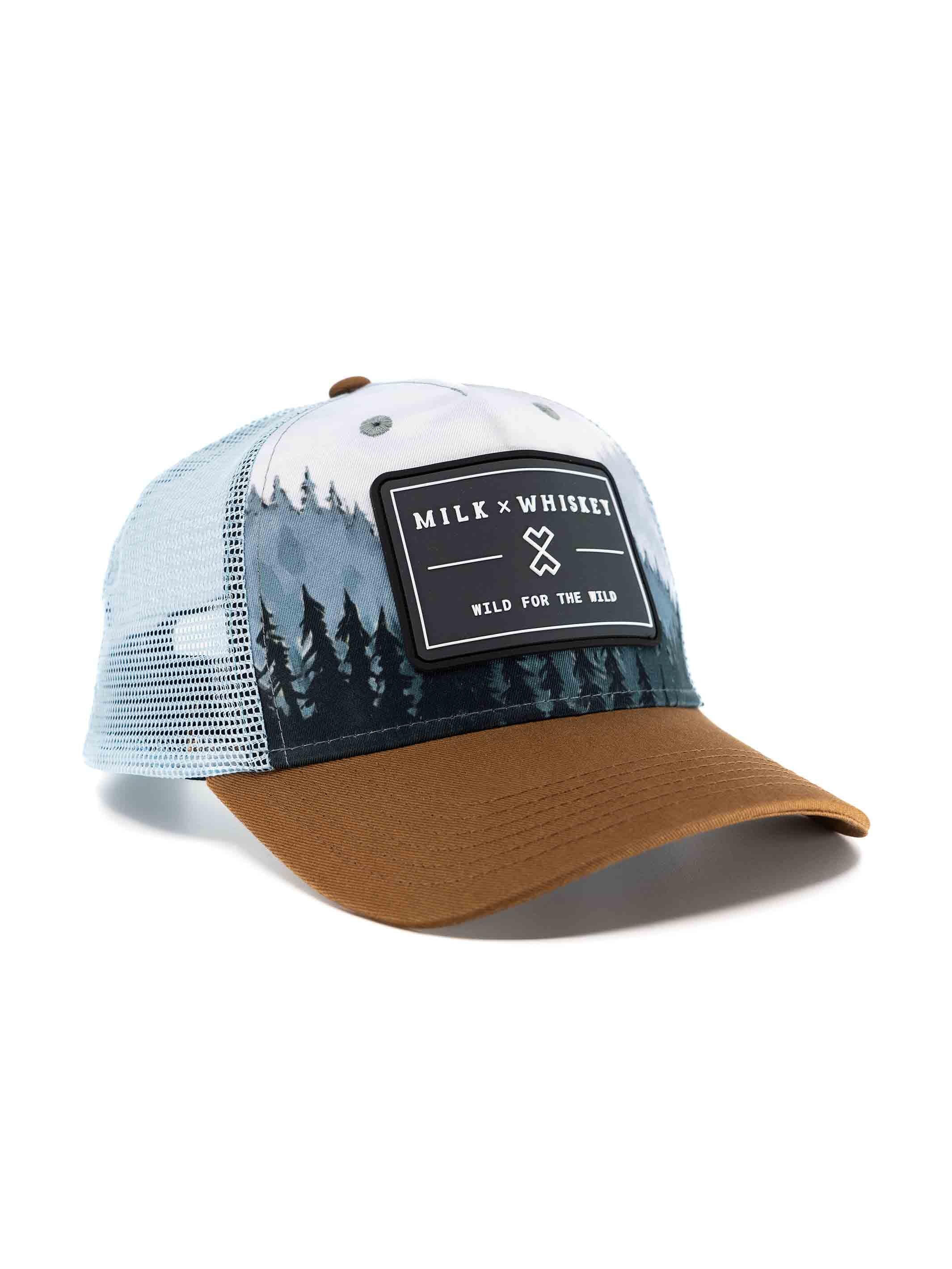 Milk X Whiskey - Wild For The Wild - Low Pro Trucker - Taiga Forest- Unisex
