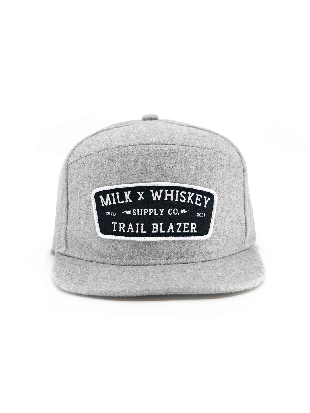 Milk X Whiskey - Trailblazer Raster Wool Flat Brim Hat