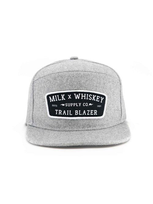 Trailblazer Raster Wool Flat Brim Hat - Milk x Whiskey