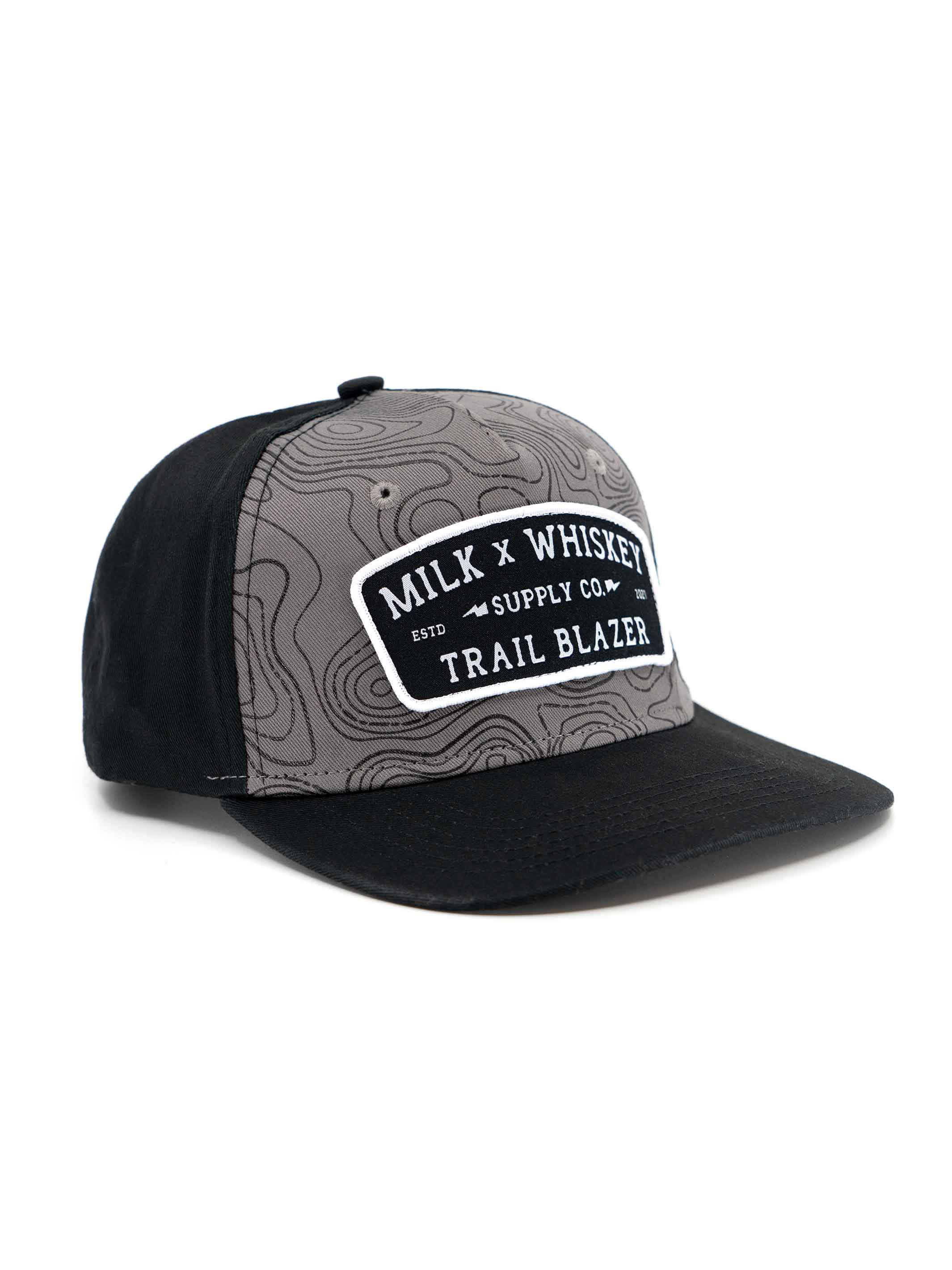 Milk X Whiskey - Trailblazer Topo Flat Brim Hat