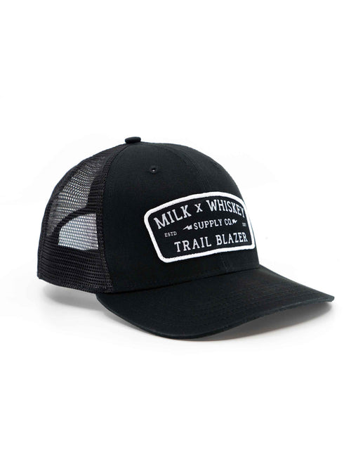 Trailblazer Blackout Flat Brim - Milk x Whiskey