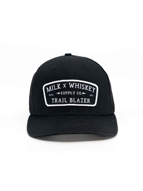 Trailblazer Blackout Flat Brim - Milk x Whiskey