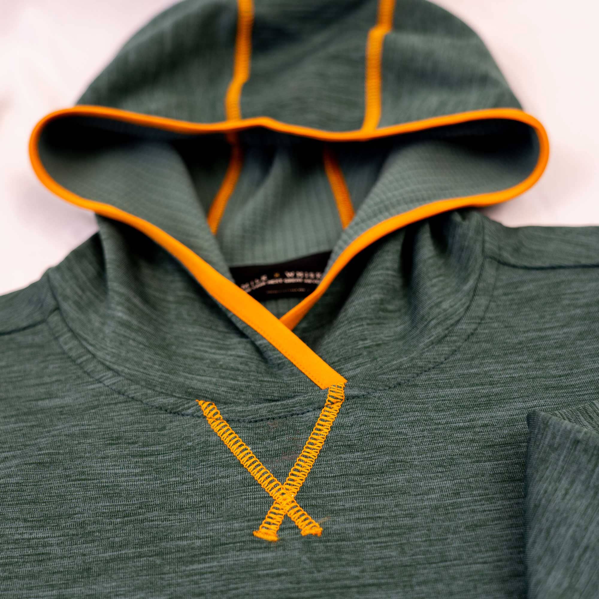 TUMBLER - Youth Mid Weight Grid Fleece Hoodie - SILVER PINE