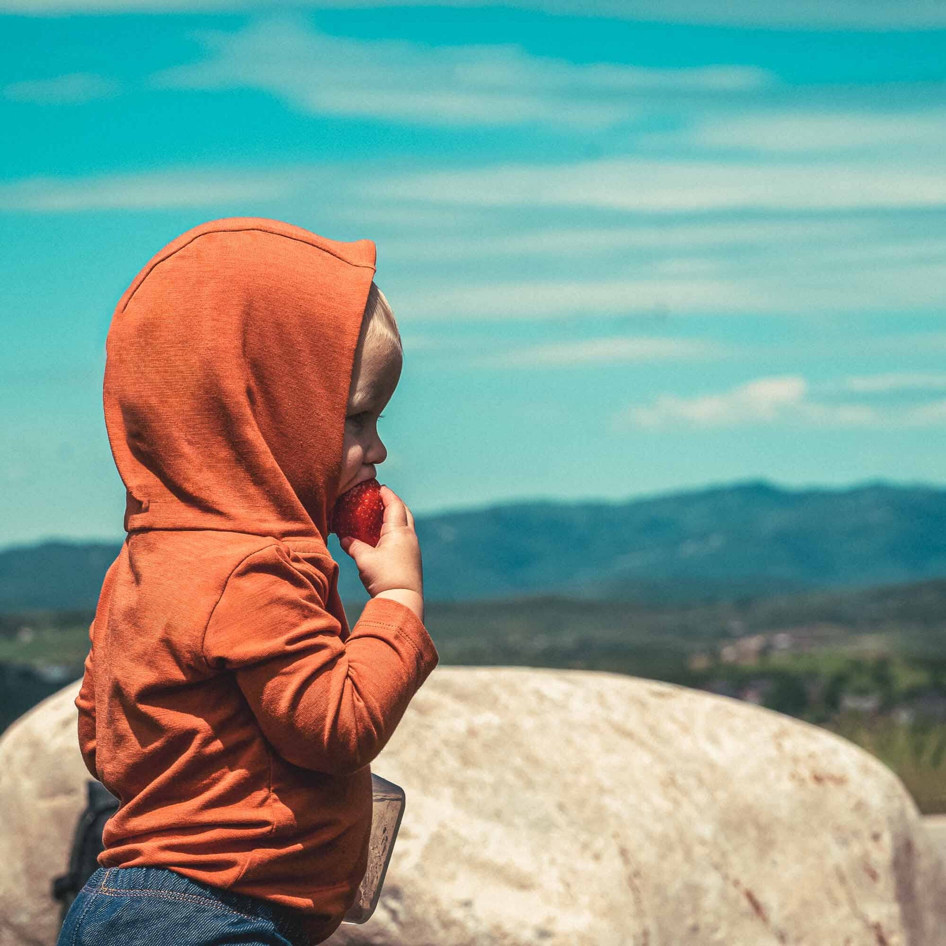 CHASER - Baby UV Hoodie - Astro Dust The CHaser sun protection for outdoor kids. UPF 50+ for babies, toddlers and adults